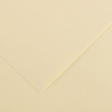 Paquet de 10 feuilles Colorline 50x65 cm 150 g crème
