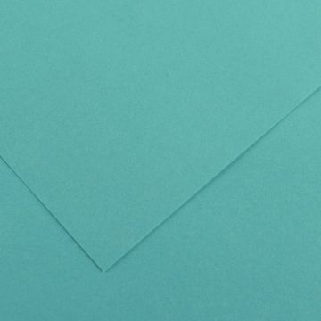Paquet de 10 feuilles Colorline 50x65 cm 150 g bleu turquoise