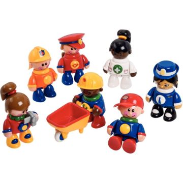 Lot de 7 personnages les métiers TOLO