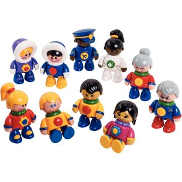 Lot de 10 personnages du monde TOLO