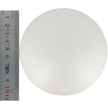 Lot de 5 boules en styropor, diamètre 10 cm