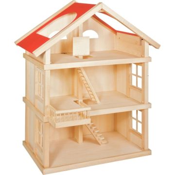 Grande maison de poupées vide sur 3 niveaux