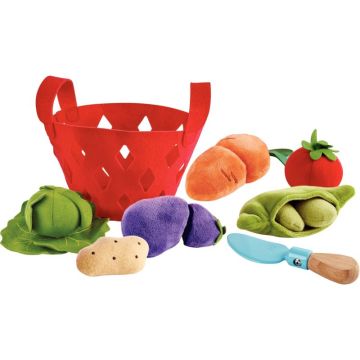 Panier de légumes en tissu