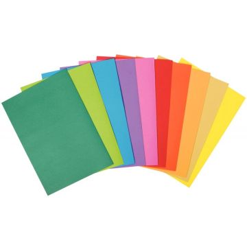 Paquet de 10 chemises 210 g ROCK"S format 24x32 cm coloris assortis