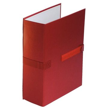 Chemise extensible en balacron avec velcro et rabat, bordeaux