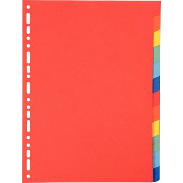 Jeu de 12 intercalaires en carte recyclée 220g, format A4