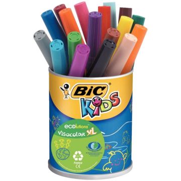 Pot de 18 feutres Visacolor XL assortis