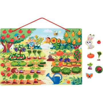 Tableau magnétique, mon jardin