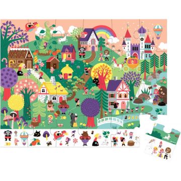 Puzzle d'observation 24 pièces, les contes