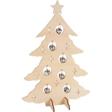 Lot 10 sapins sur pied + clochettes