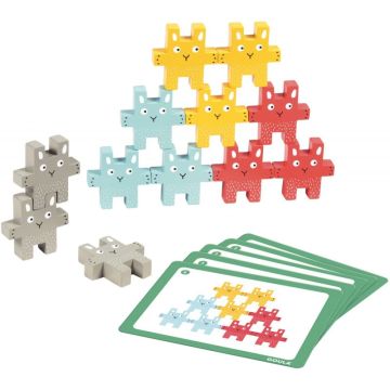 Lapins en bois à empiler + fiches