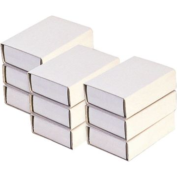 Lot de 12 grandes boites d'allumettes vides