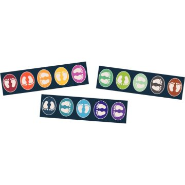 Set de 3 bandes de 5 pieds 150cm