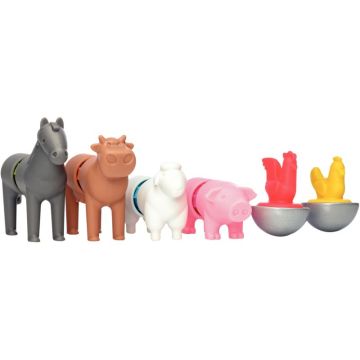 Lot de 6 puzzles magnétiques SMARTMAX, les animaux de la ferme