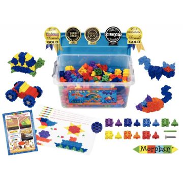 Bac de 300 briques MORPHUN Junior Rainbow