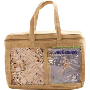 Sac en toile de jute 400 planchettes JOUECABOIS