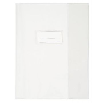 Paquet de 10 protèges-cahier épaisseur 21/100ème 21x29,7cm PVC cristal incolore