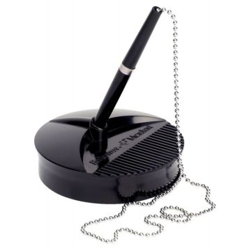 Stylo bille sur socle 982 noir