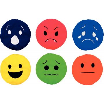 Sac de 6 coussins émotions diamètre 12.5cm