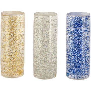 Boite de 3 sensory à paillettes