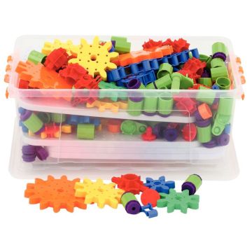 Atelier engrenages en couleur 340 pièces