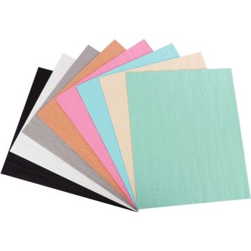 Sachet de 8 feuilles de papier alvéolé nid d'abeille coloris fun format 33 x 40 cm