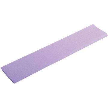 Paquet de 10 feuilles crépon ordinaire 200x50 cm  mauve