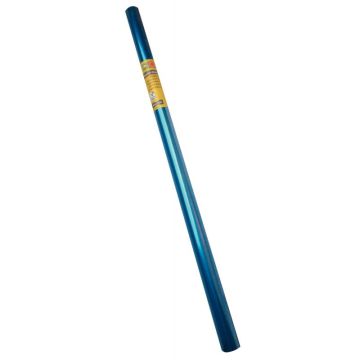 Rouleau de papier métallisé 1 face 200 x 70 cm coloris bleu