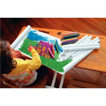 Paquet de 25 feuilles kraft 60g 1x0,70m blanches