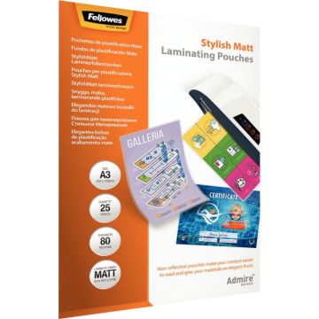 Pack de 25 pochettes de plastification à chaud A3