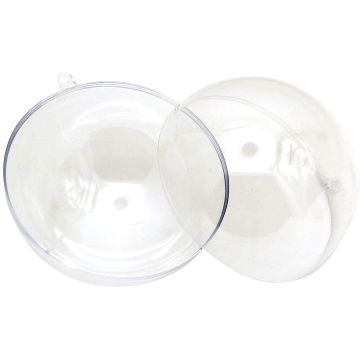 Lot de 10 boules en plastique diamètre 10 cm
