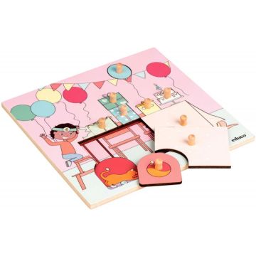 Encastrement surprise 9 pièces, la fête d'anniversaire