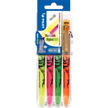 Blister de 4 surligneurs Frixion Light assortis