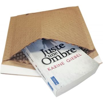 Carton de 50 pochettes bulles papier 35x47cm kraft