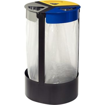 Support sacs 3 compartiments tri sélectif