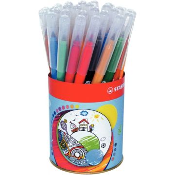 Pot de 36 feutres Trio A-Z assortis