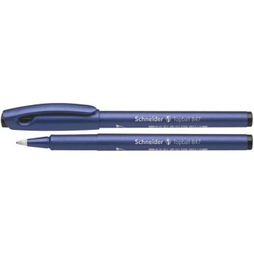 Roller pointe plastique 0,5mm bleu
