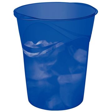 Corbeille à papier HAPPY 14L bleu électrique
