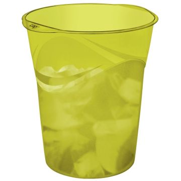 Corbeille à papier HAPPY 14L anis