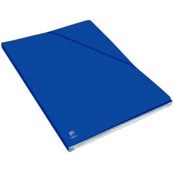 Carton de 10 chemises EUROFOLIO+ ALPINA, dos 15 mm, bleu