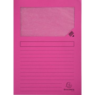 Paquet de 100 pochettes coin papier FOREVER 130g, fuchsia