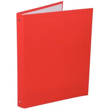 Classeur plastifié 4 anneaux dos 20 mm coloris rouge