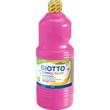 Flacon de 1 L de gouache liquide lavable GIOTTO coloris magenta