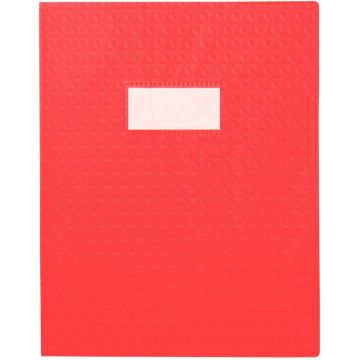 Paquet de 30 protège-cahiers grain 10/100ème format 17 x 22 cm coloris rouge