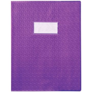 Paquet de 30 protège-cahiers grain 10/100ème format 17 x 22 cm coloris violet