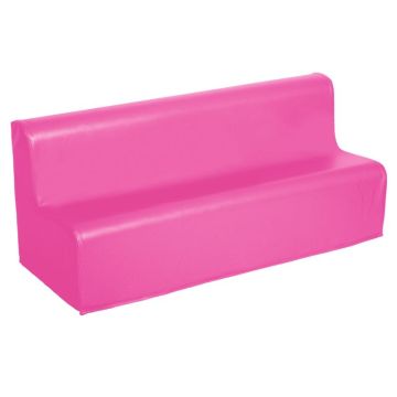 Canapé en PVC 110x40x45 fuschia