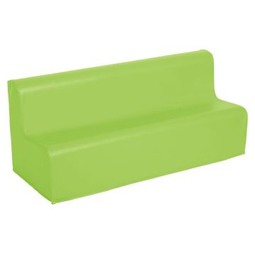 Canapé en PVC 110x40x45 vert
