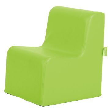 Chauffeuse simple en PVC 35x40x45cm vert