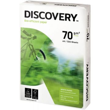 Ramette de 500 feuilles format A4 70g blanc DISCOVERY