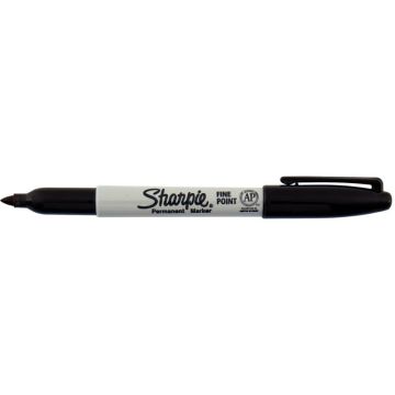 Marqueur Sharpie pointe fine ogive noir